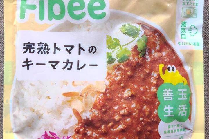 ミツカン 善玉菌にファイビー 完熟トマトのキーマカレー 善玉生活腸まで届く発酵性植物繊維