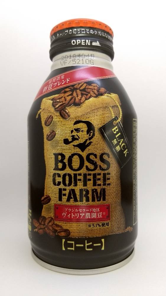 サントリー ボス コーヒーファーム ブラック 無糖 | 缶コーヒー図鑑