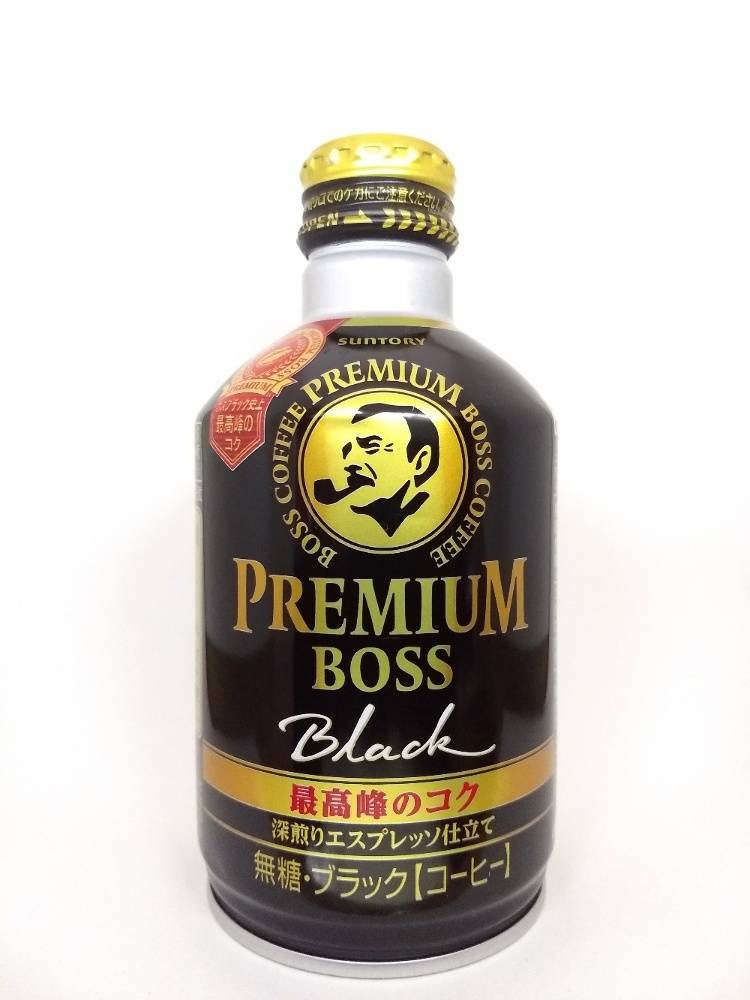 サントリー プレミアムボス ブラック 缶コーヒー図鑑