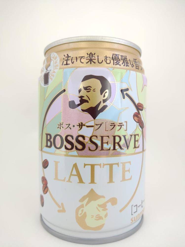 サントリー ボスサーブ ラテ 缶コーヒー図鑑