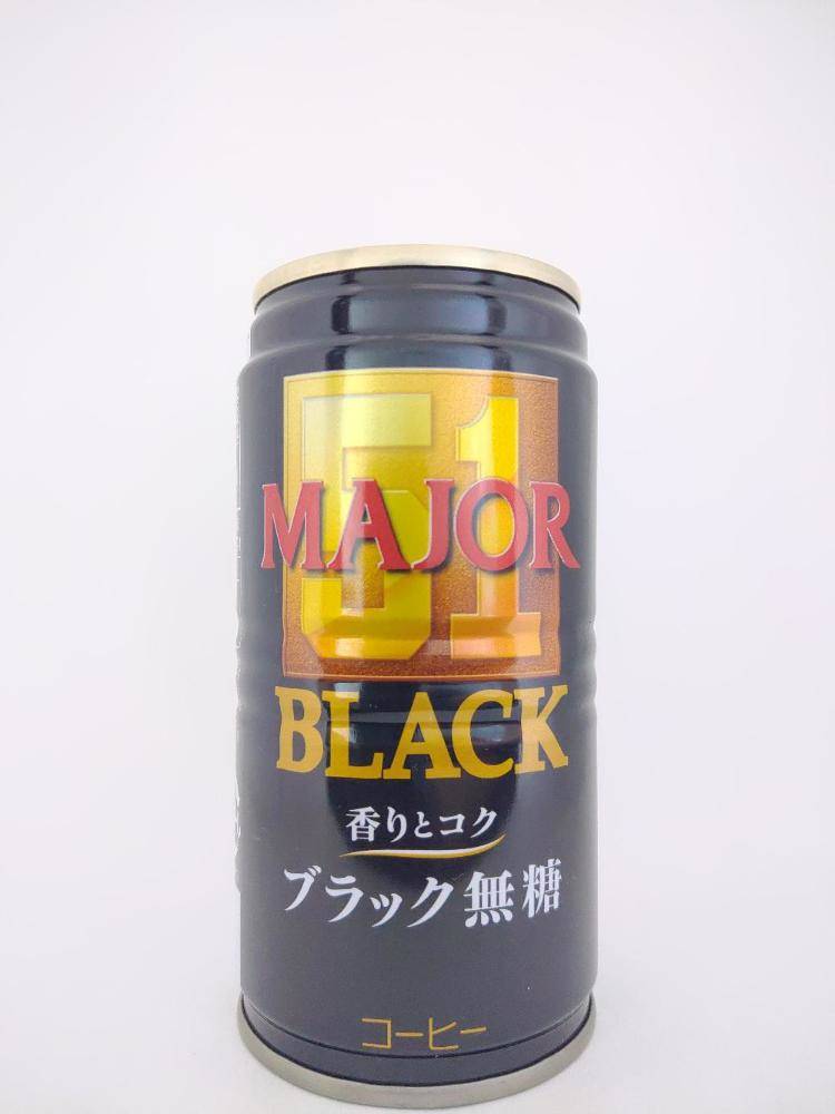 日本ヒルスコーヒー メジャー ブラック 香りとコク ブラック無糖 缶コーヒー図鑑