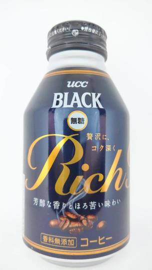 ユーシーシー上島珈琲 ブラック無糖 贅沢にコク深く リッチ 芳醇な香りとほろ苦い味わい