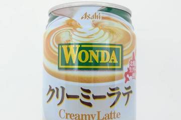 アサヒ飲料 ワンダ 北海道産生クリーム使用 クリーミーラテ  たっぷり、まろやか