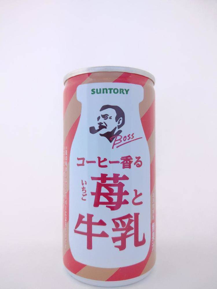 サントリーフーズ ボス マンゾクカフェ コーヒー香る苺と牛乳 サントリーフーズ ボス マンゾクカフェ コーヒー香る苺と牛乳
