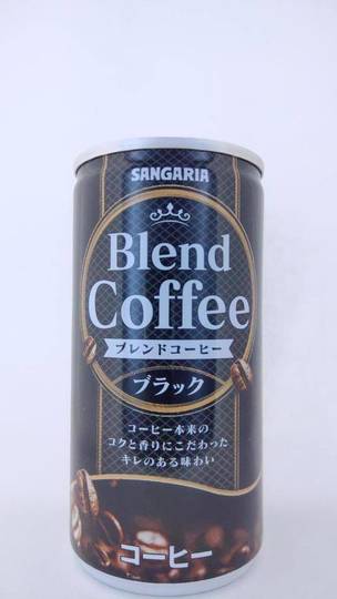 日本サンガリアベバレッジカンパニー ブレンドコーヒー ブラック
