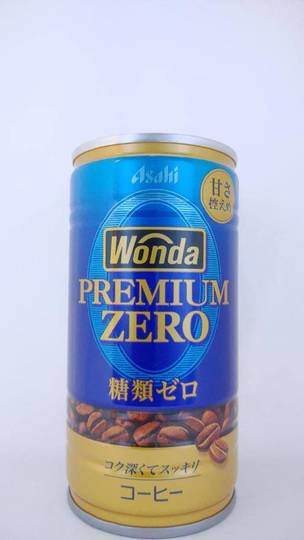アサヒ飲料 ワンダ プレミアムゼロ 糖類ゼロ コク深くてスッキリ 甘さ控えめ