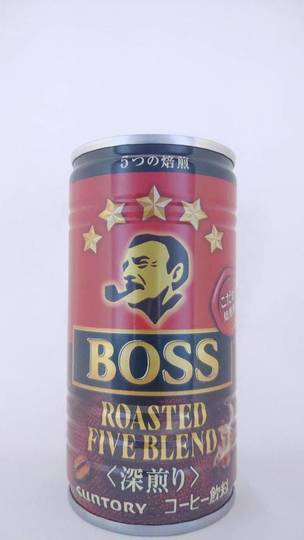 サントリーフーズ ボス 5つの焙煎 ローステッドファイブブレンド 深煎り こだわりの焙煎製法