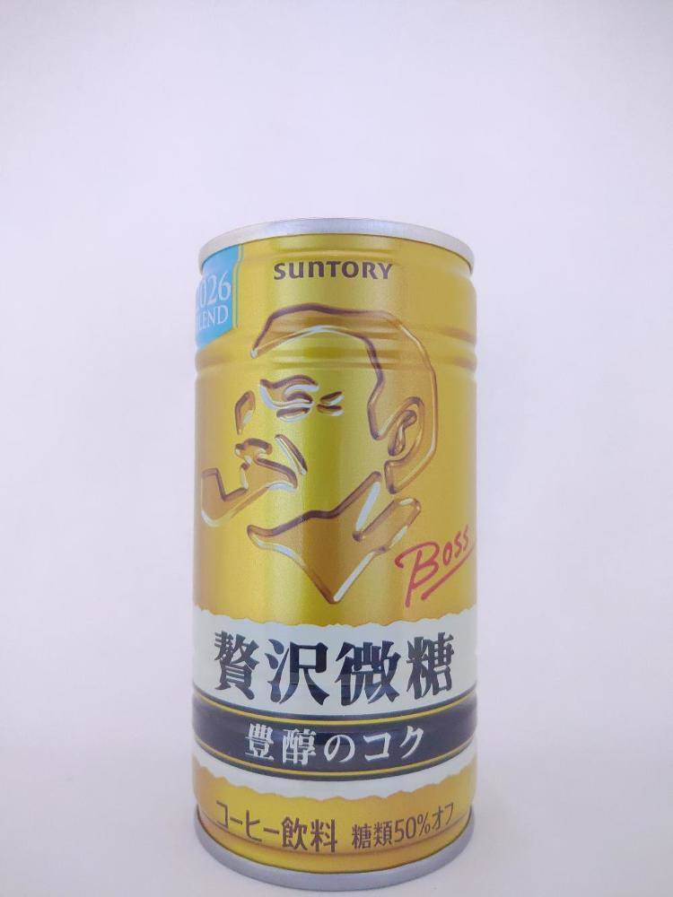 サントリーフーズ ボス 贅沢微糖 芳醇のコク 2026ブレンド | 缶