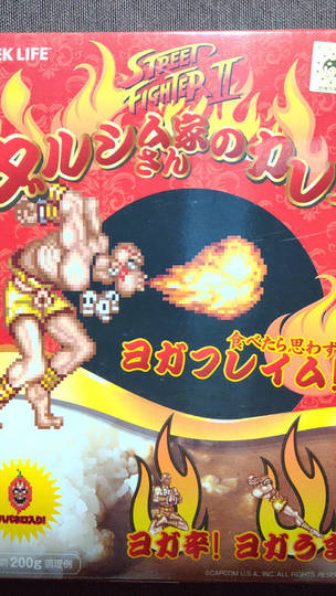 ノーツ ギークライフ ストリートファイター2 ダルシムさん家のカレー