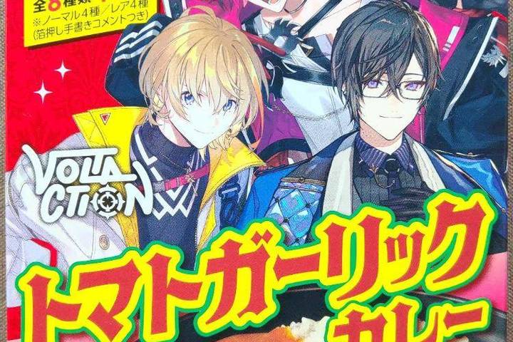 ハウス食品 ヴォルタクション トマトガーリックカレー トマトガーリックカレー限定オリジナルカード全８種類１枚入り
