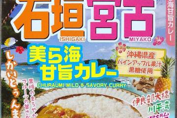 ハチ食品 るるぶ×ハチコラボシリーズ 沖縄石垣宮古美ら海甘旨カレー 沖縄県産パインアップル果汁黒糖使用 黒糖のまろやかなコクとフルーツの甘さが広がる甘旨カレー